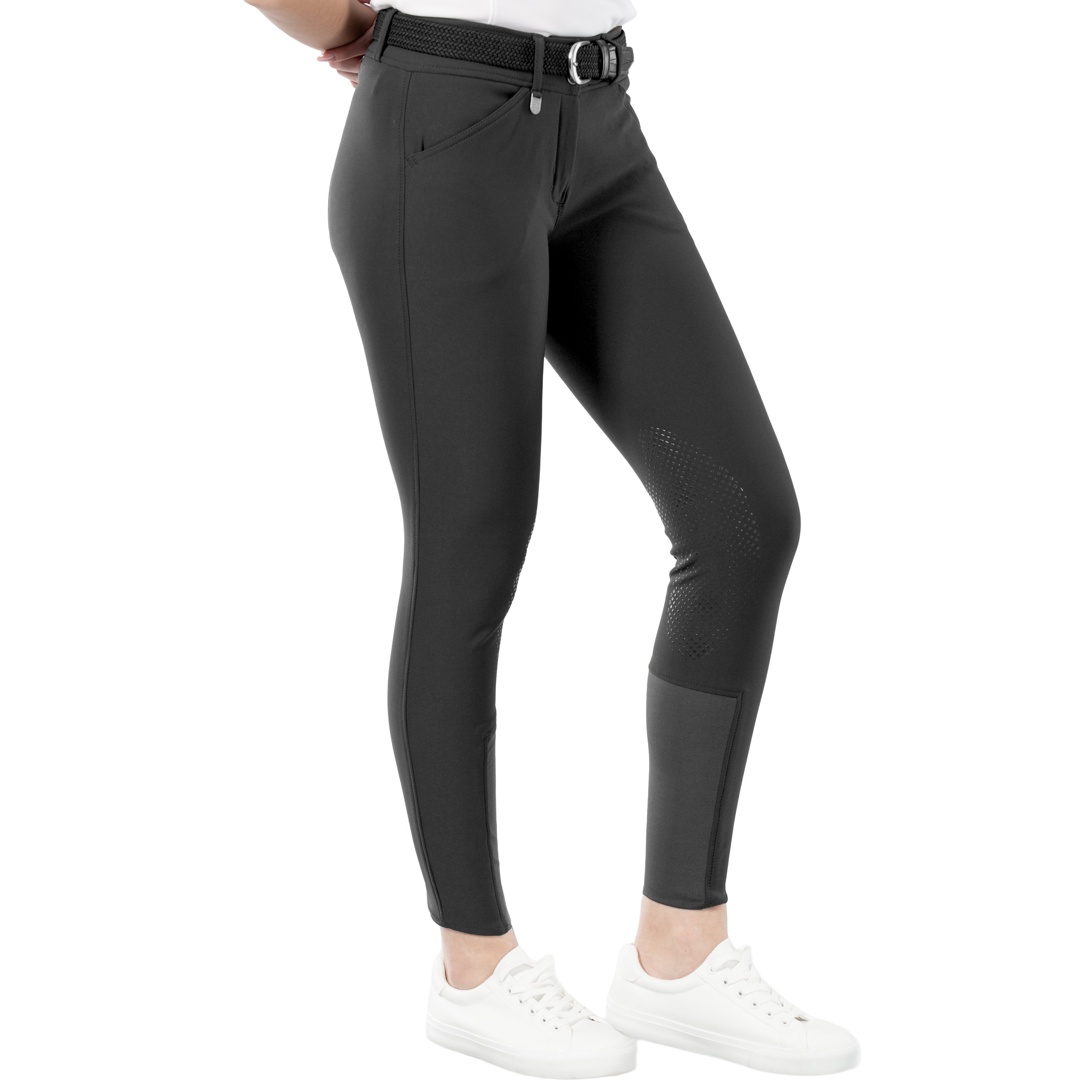 Horze Grand Prix Womens Silicone Knee Patch Breeches image #1