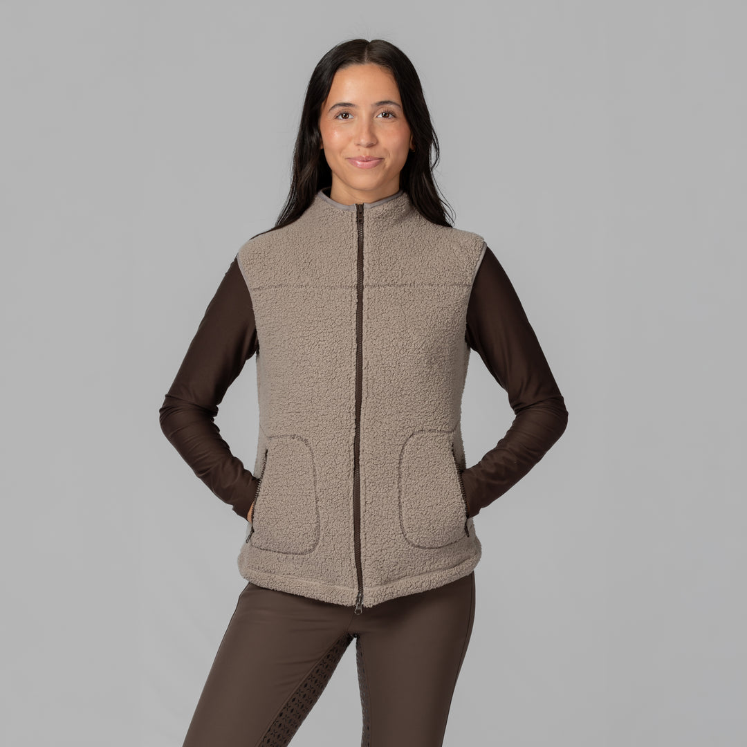 Equinavia Emma Womens Teddy Fleece Vest image 