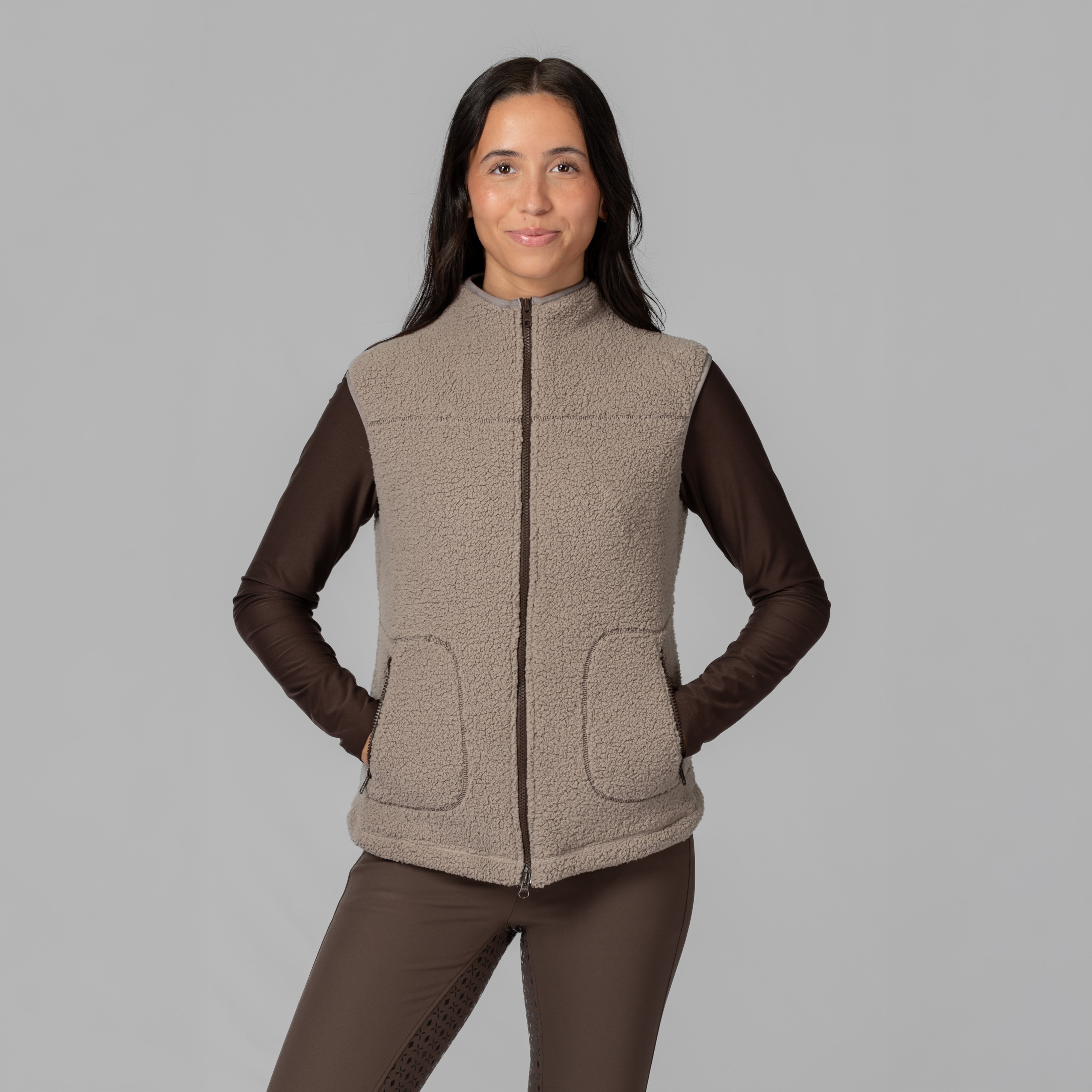 Equinavia Emma Womens Teddy Fleece Vest image #1