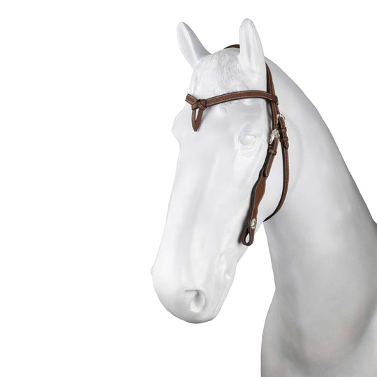 Horze Western Futurity Knot Headstall with Conchos image 