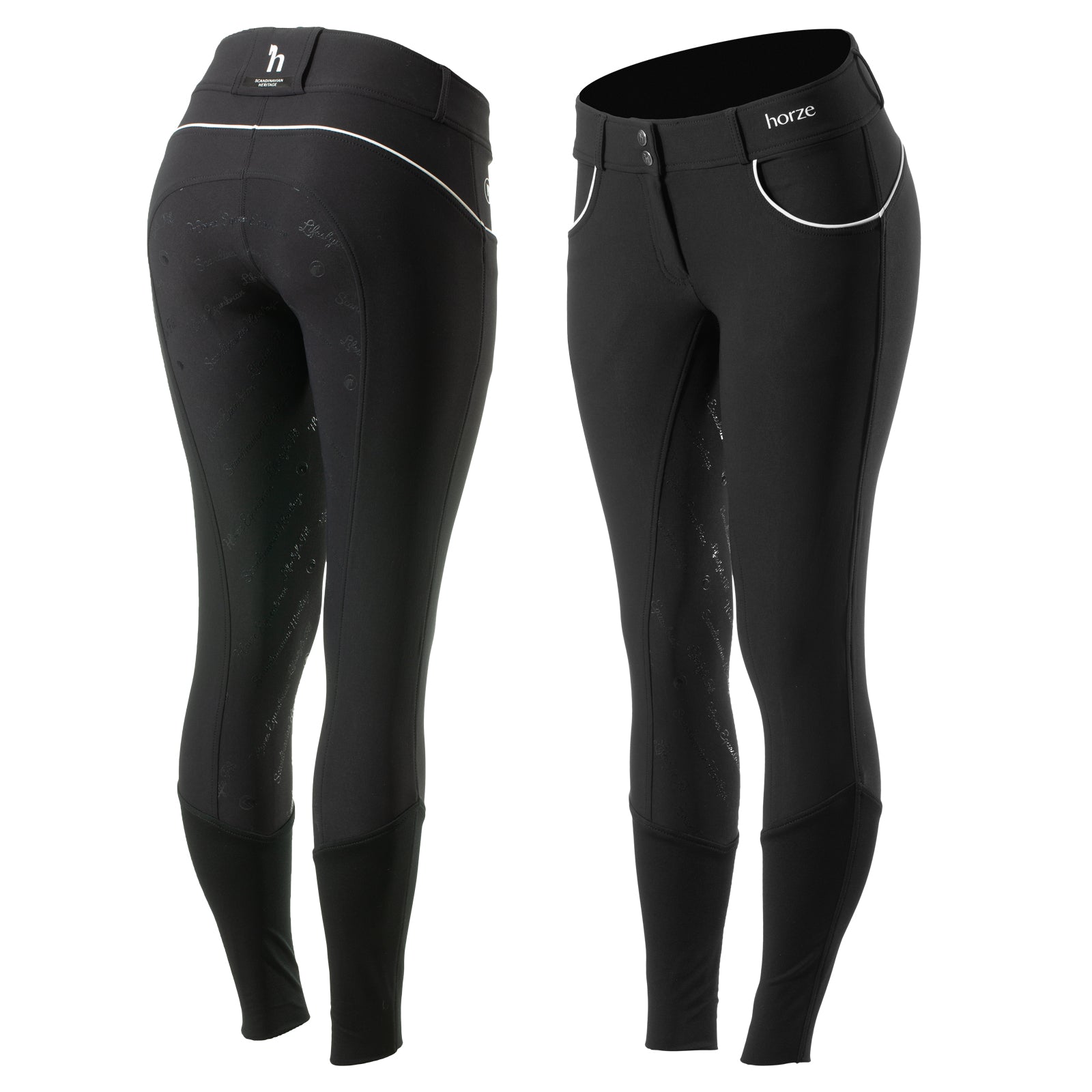 Horze Nordic Womens Performance Silicone Full Seat Breeches image #1