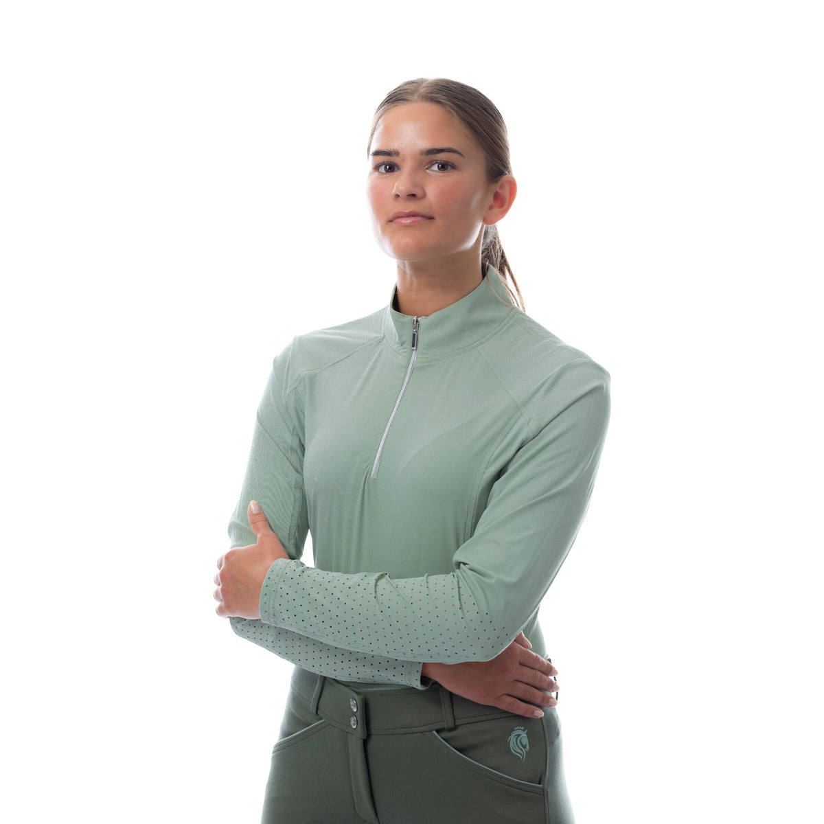 Equinavia Alexandra Womens Ribbed Training Shirt image #1