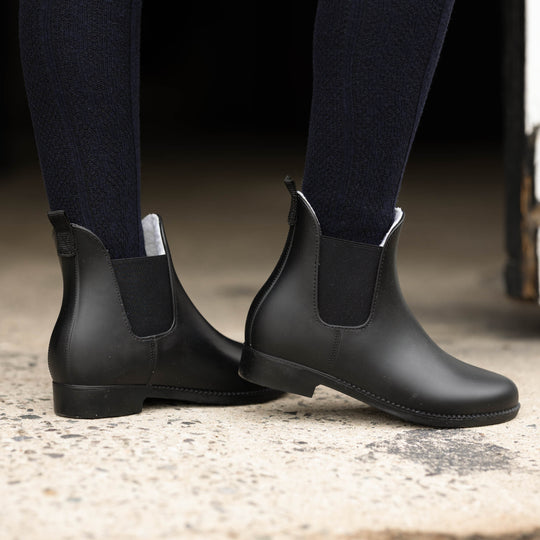 Horze Bonn Lined Rubber Paddock Boots image 