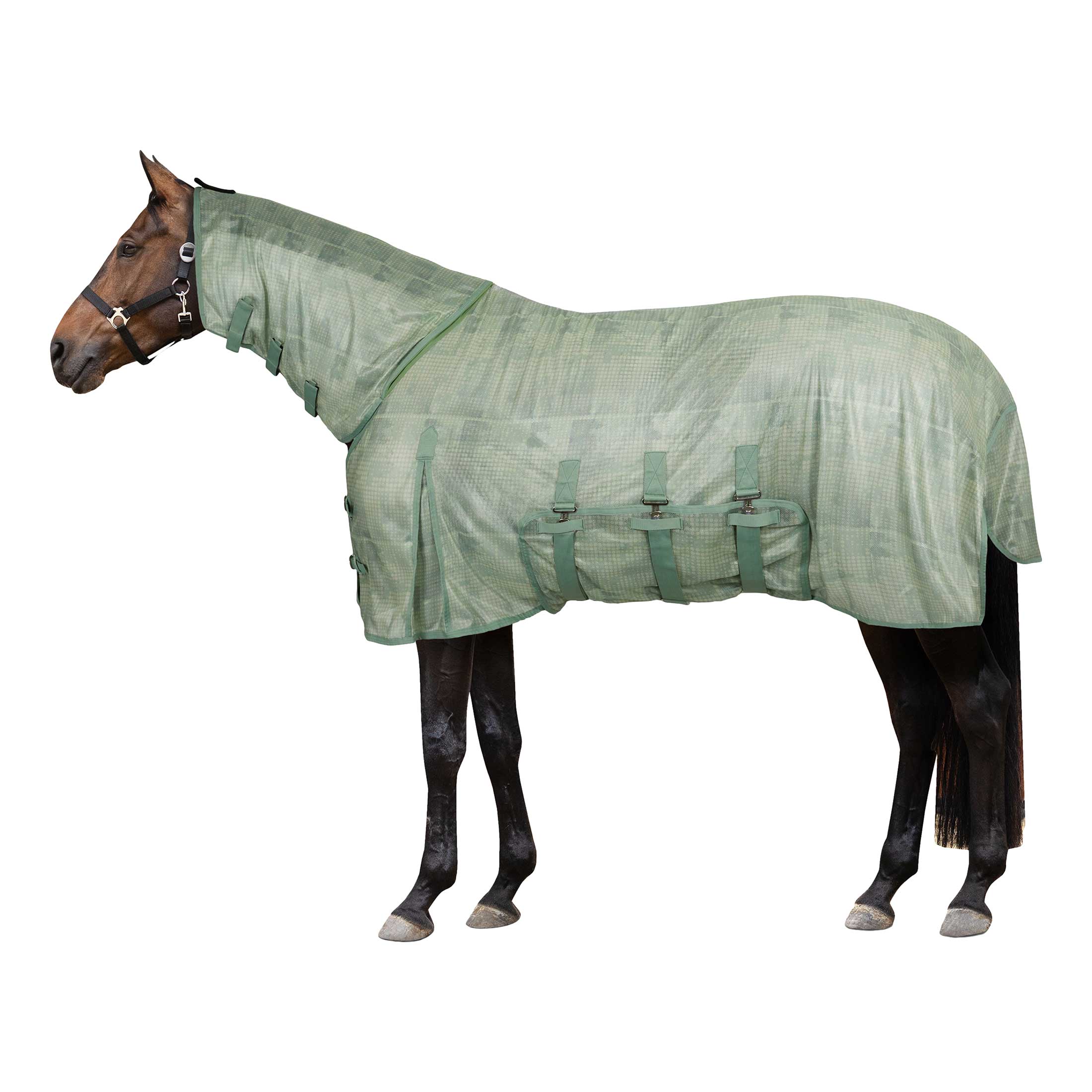 Horze Defense Combo Neck Fly Sheet image #1
