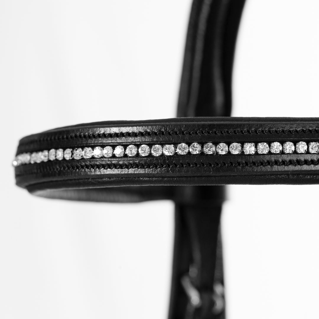 Equinavia Saga Dressage Crank Noseband Bridle &amp; Reins image 