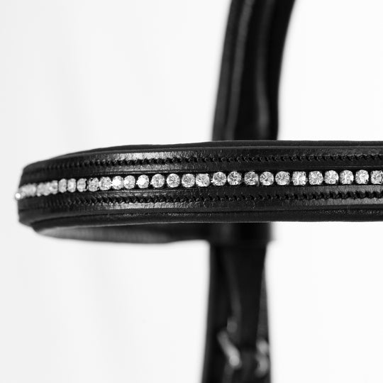 Equinavia Saga Dressage Crank Noseband Bridle &amp; Reins image 