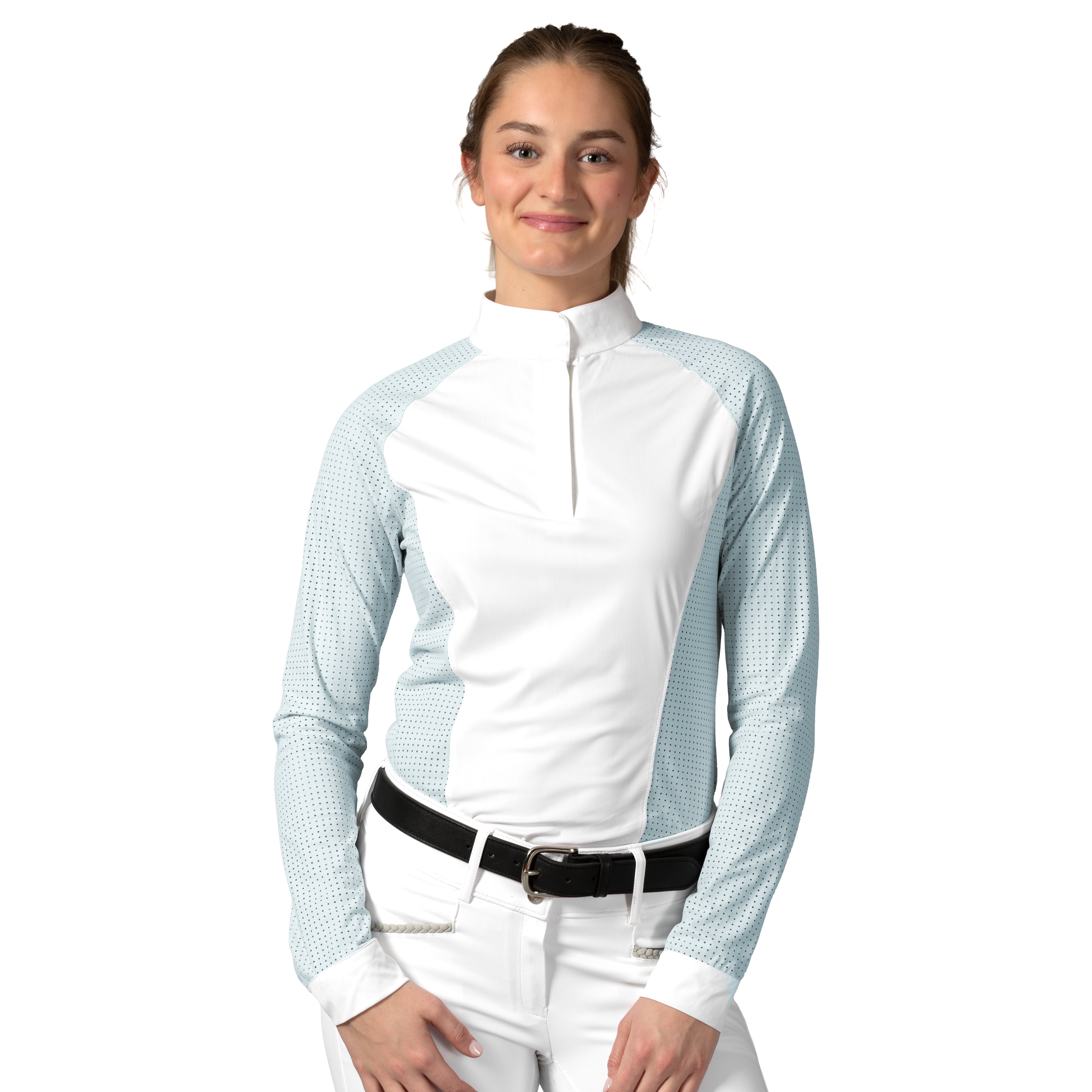 Equinavia Sara Womens Perforated Long Sleeved Show Shirt image #1