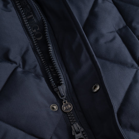 B Vertigo Gem Womens Waxed Padded Long Coat image 