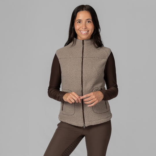 Equinavia Emma Womens Teddy Fleece Vest image 