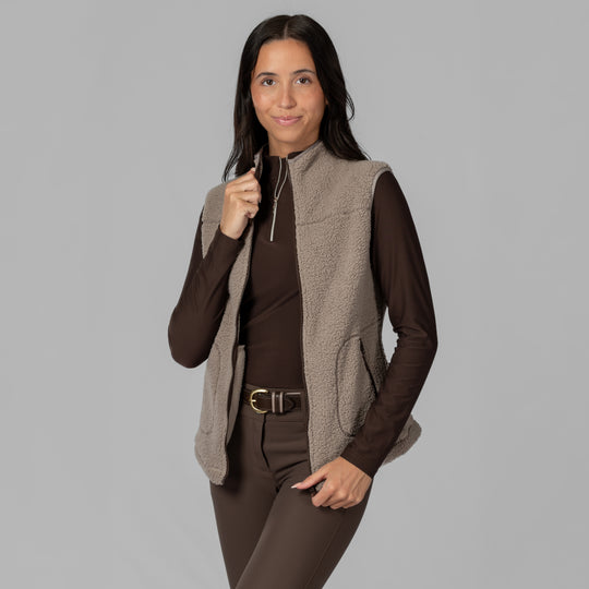 Equinavia Emma Womens Teddy Fleece Vest image 