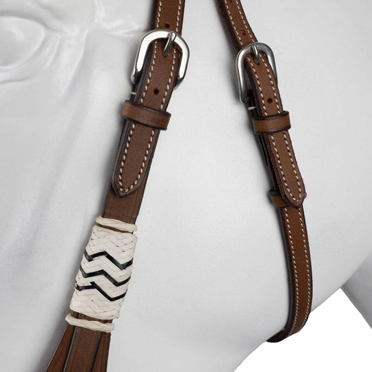 Horze Western Single Ear Rawhide Headstall image 
