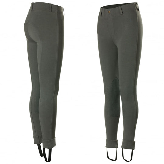 Horze Kids Nora Pull On Knee Patch Jodhpur Breeches image 