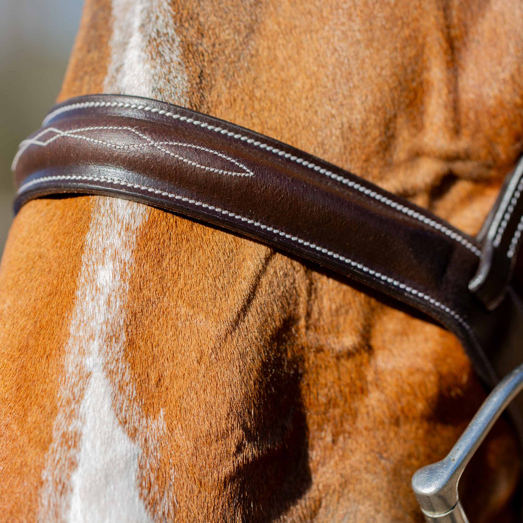 Equinavia Valkyrie Classic Wide Noseband Hunter Bridle with Reins image 