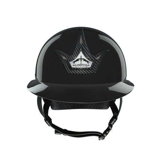Veredus Vita Carbon GST Glossy Riding Helmet with Wide Visor image 