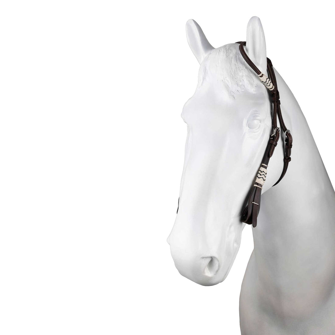 Horze Western Single Ear Rawhide Headstall image #1