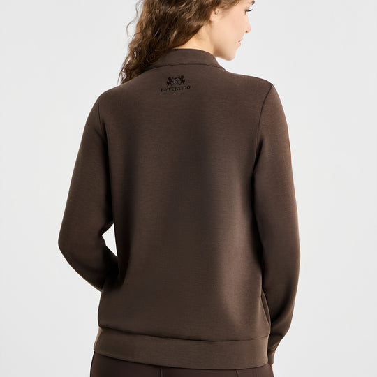 B Vertigo Kareina Womens Ultra Soft Half Zip Sweater image 