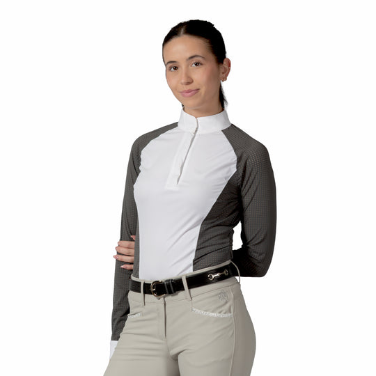 Equinavia Sara Womens Perforated Long Sleeved Show Shirt image 