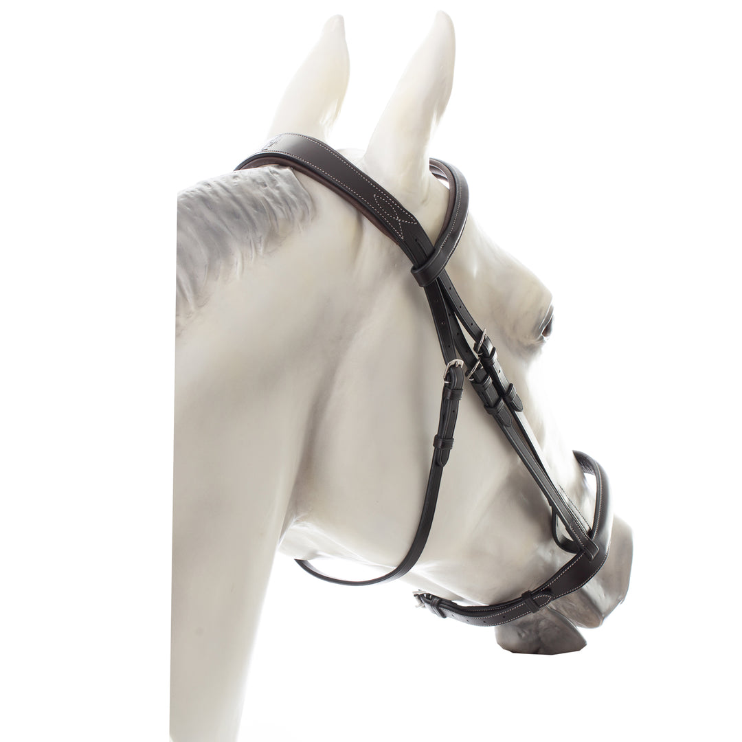Equinavia Valkyrie Wide Noseband Hunter Bridle with Reins image 