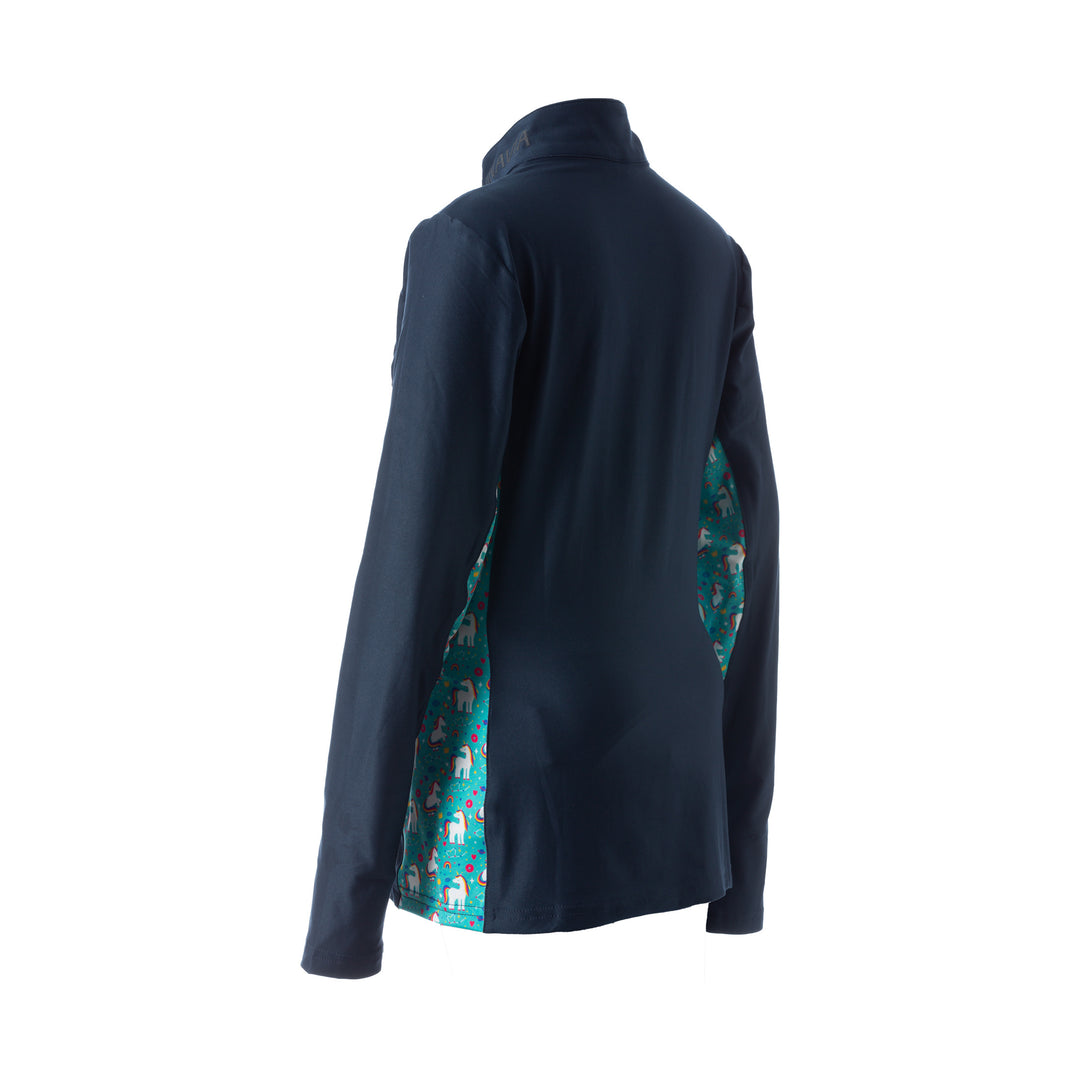 Equinavia Lena Kids Long Sleeve Quarter Zip Shirt image 