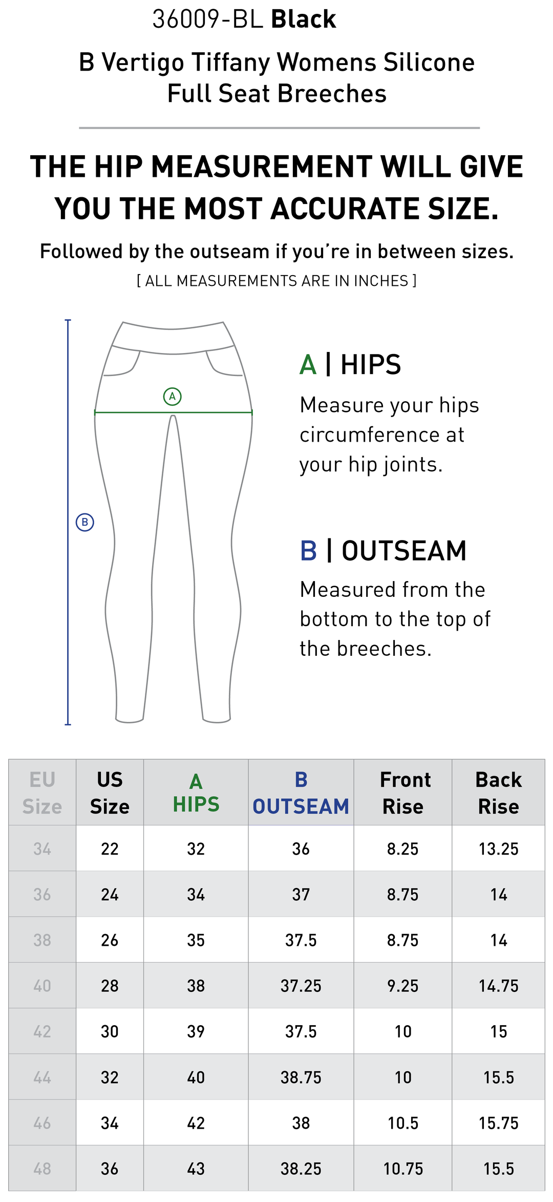 Size chart: Women&