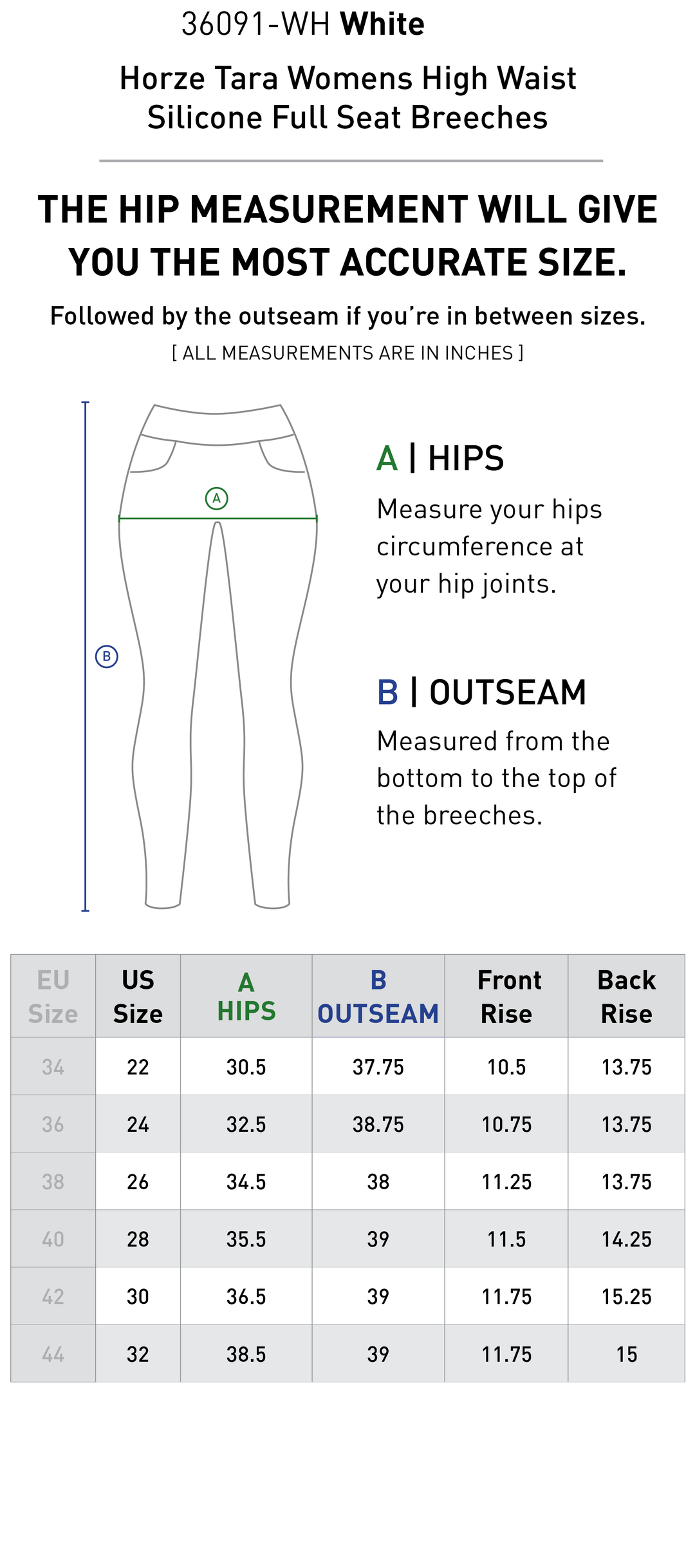 Size chart: Women&