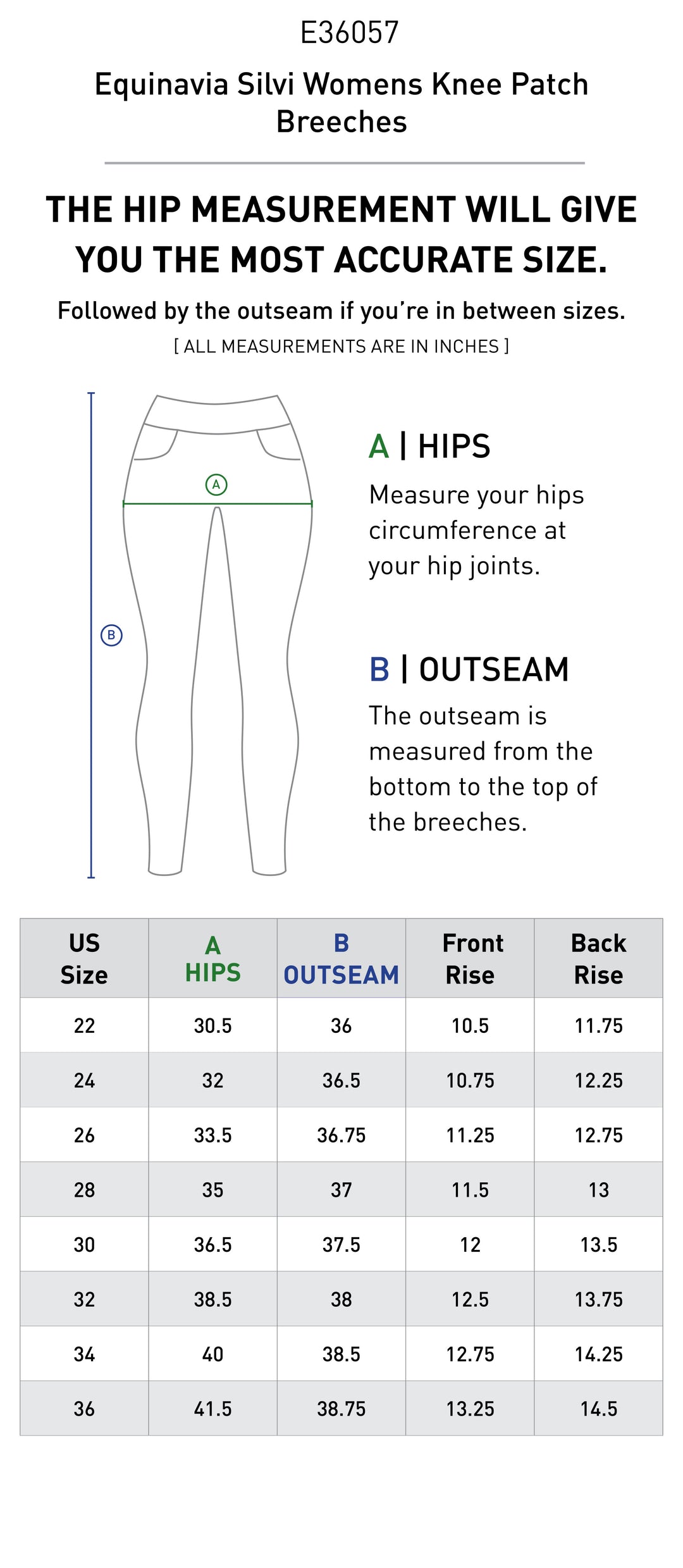 Size chart: Women&