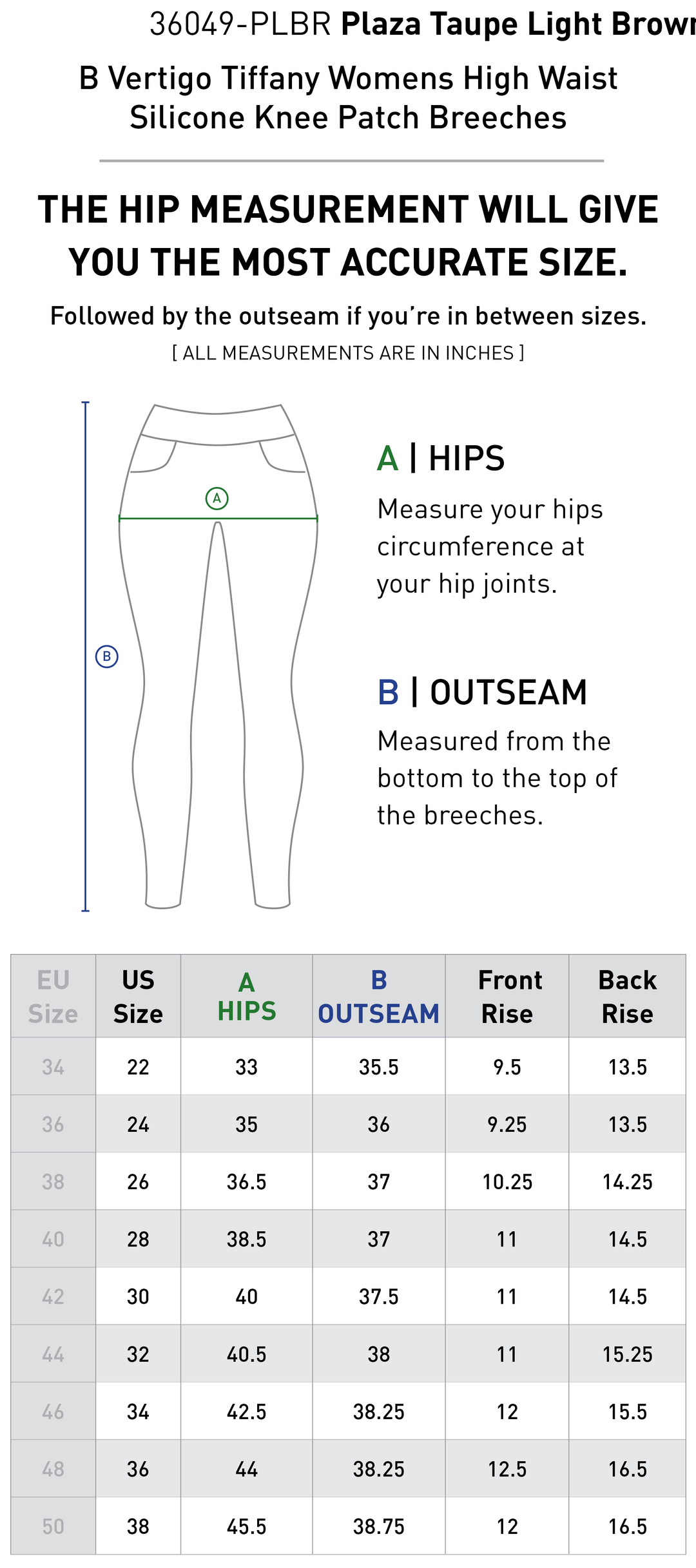 Size chart: Women&