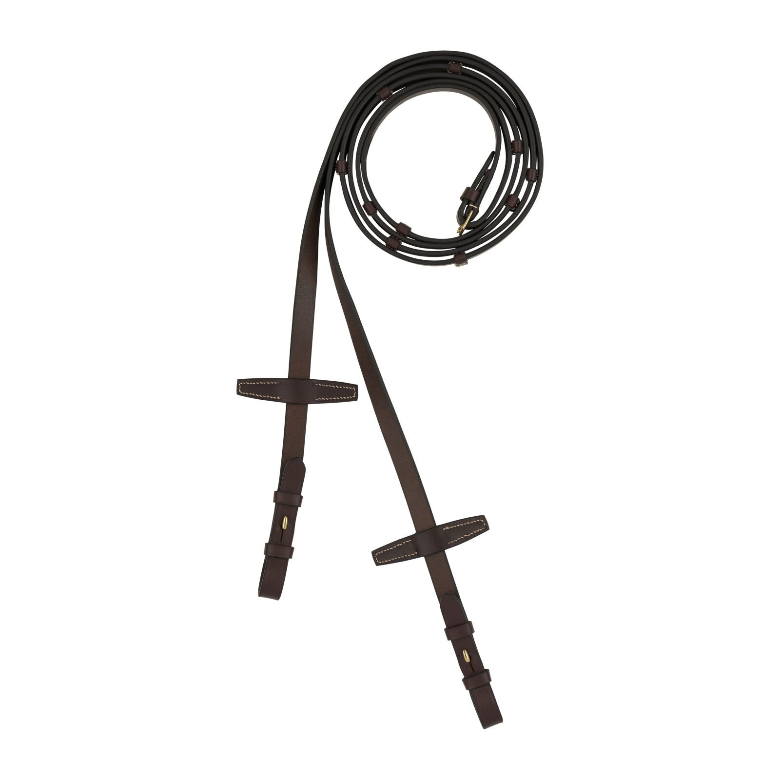 Horze Walthamstaw Leather Reins with Stops image #1