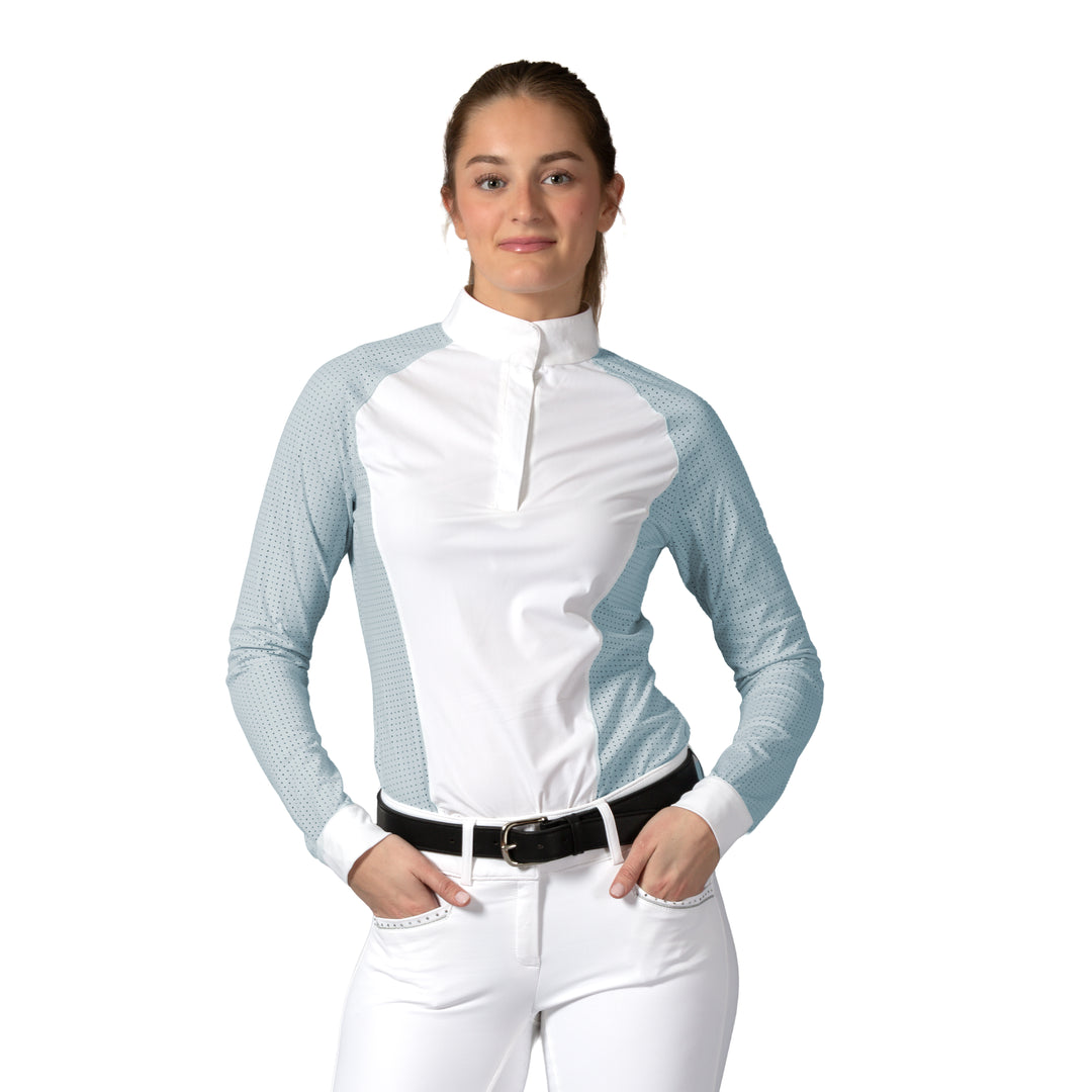 Equinavia Sara Womens Perforated Long Sleeved Show Shirt image 