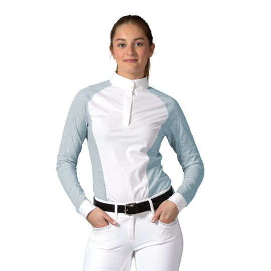 Equinavia Sara Womens Perforated Long Sleeved Show Shirt image 