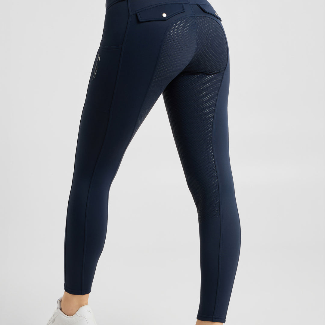 Horze Anya Womens Thermo Hybrid Full Seat Tights image 