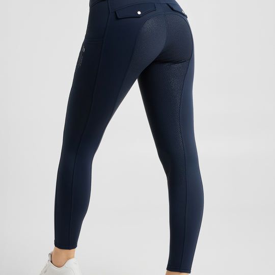 Horze Anya Womens Thermo Hybrid Full Seat Tights image 