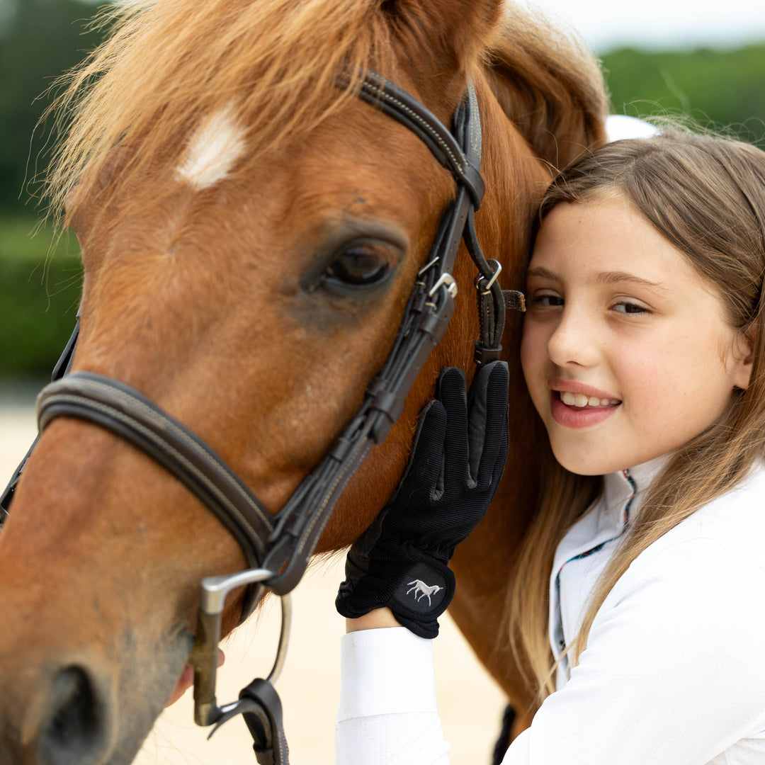 Horze Kids Gloves - Stretch image 