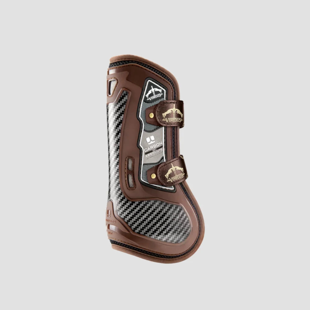 Veredus Carbon Gel Absolute Front Tendon Boots with Hook-and-Loop Straps image 