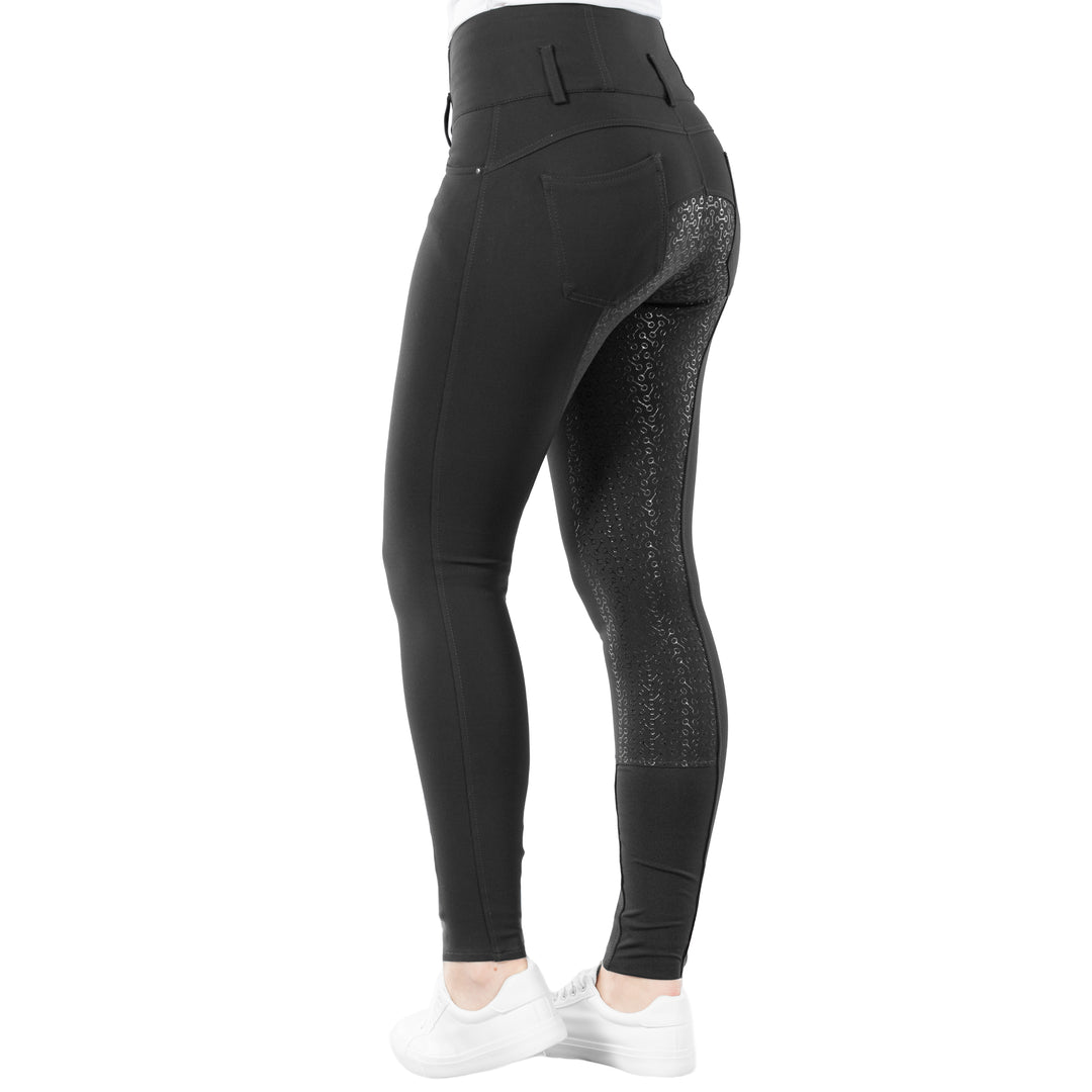 Horze Tara Womens High Waist Silicone Full Seat Breeches image 