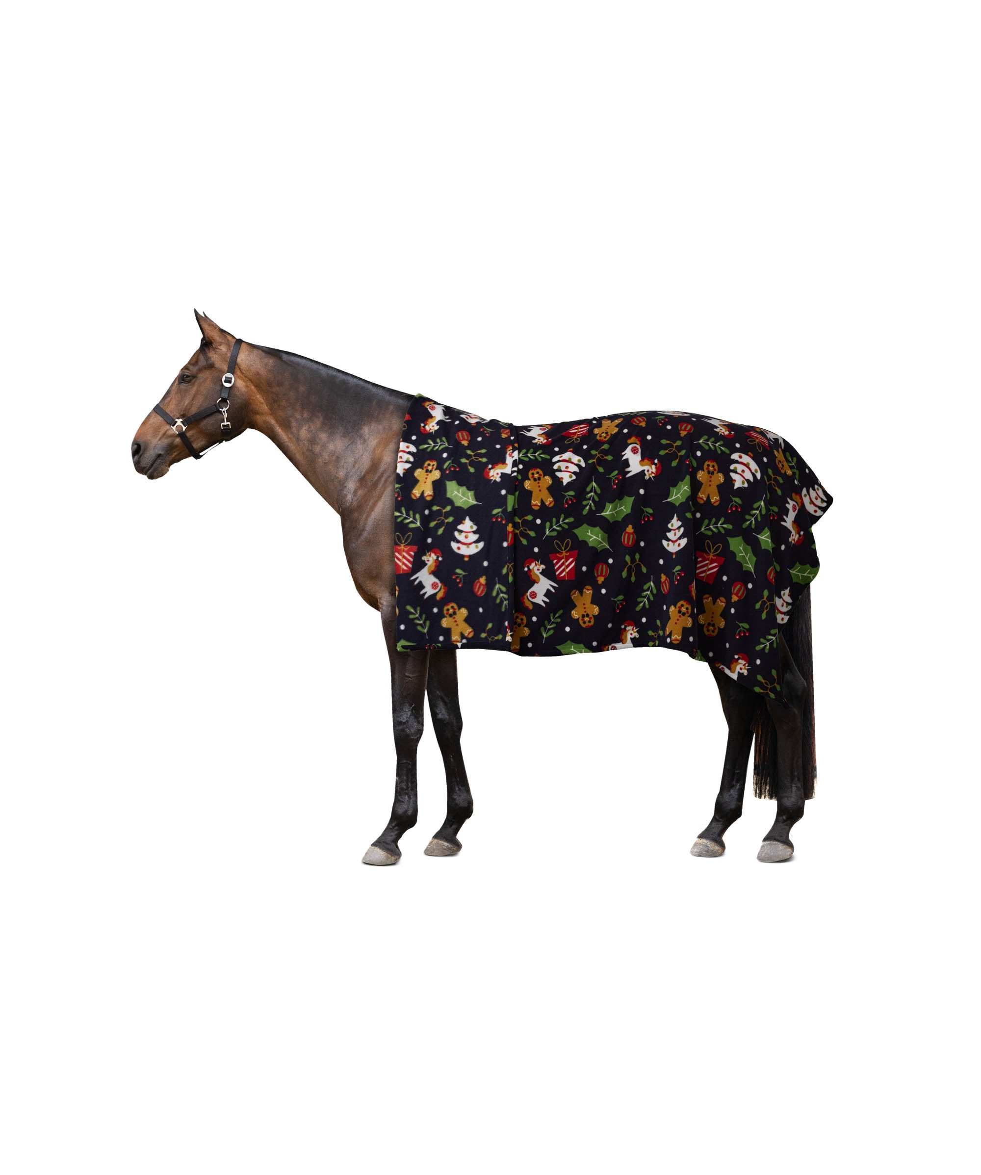 Horze Santa Christmas Throw Blanket image #1