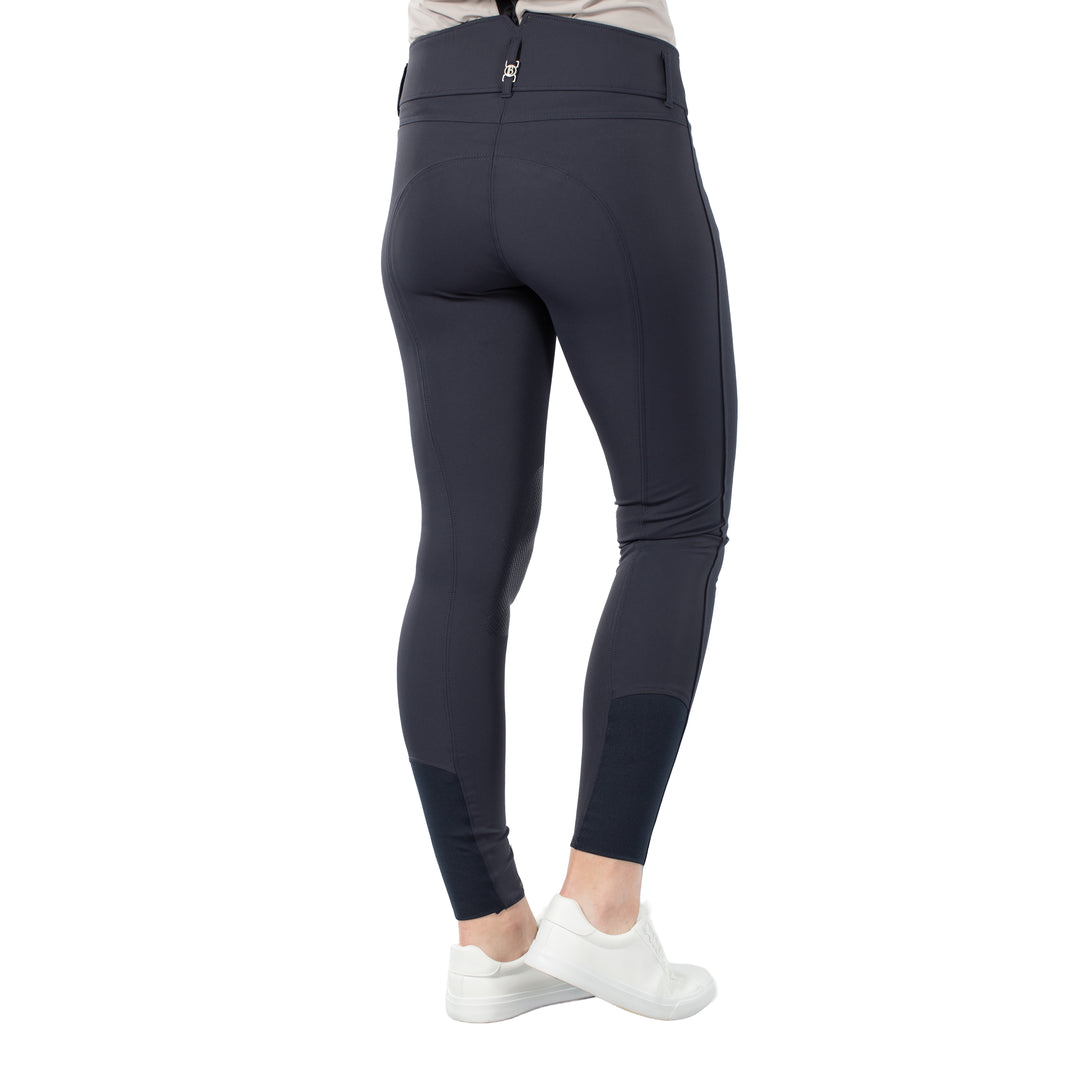 B Vertigo Tiffany Womens High Waist Silicone Knee Patch Breeches image 