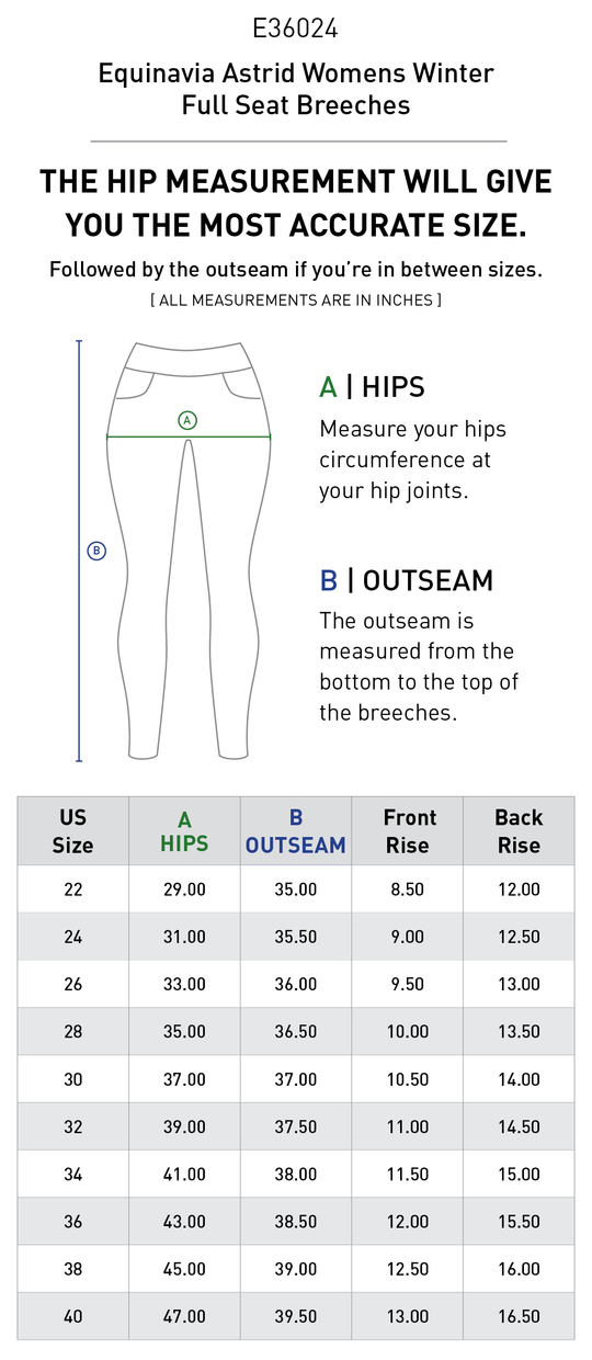 Size chart: Women&