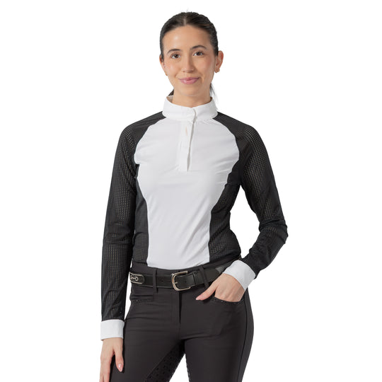 Equinavia Sara Womens Perforated Long Sleeved Show Shirt image 