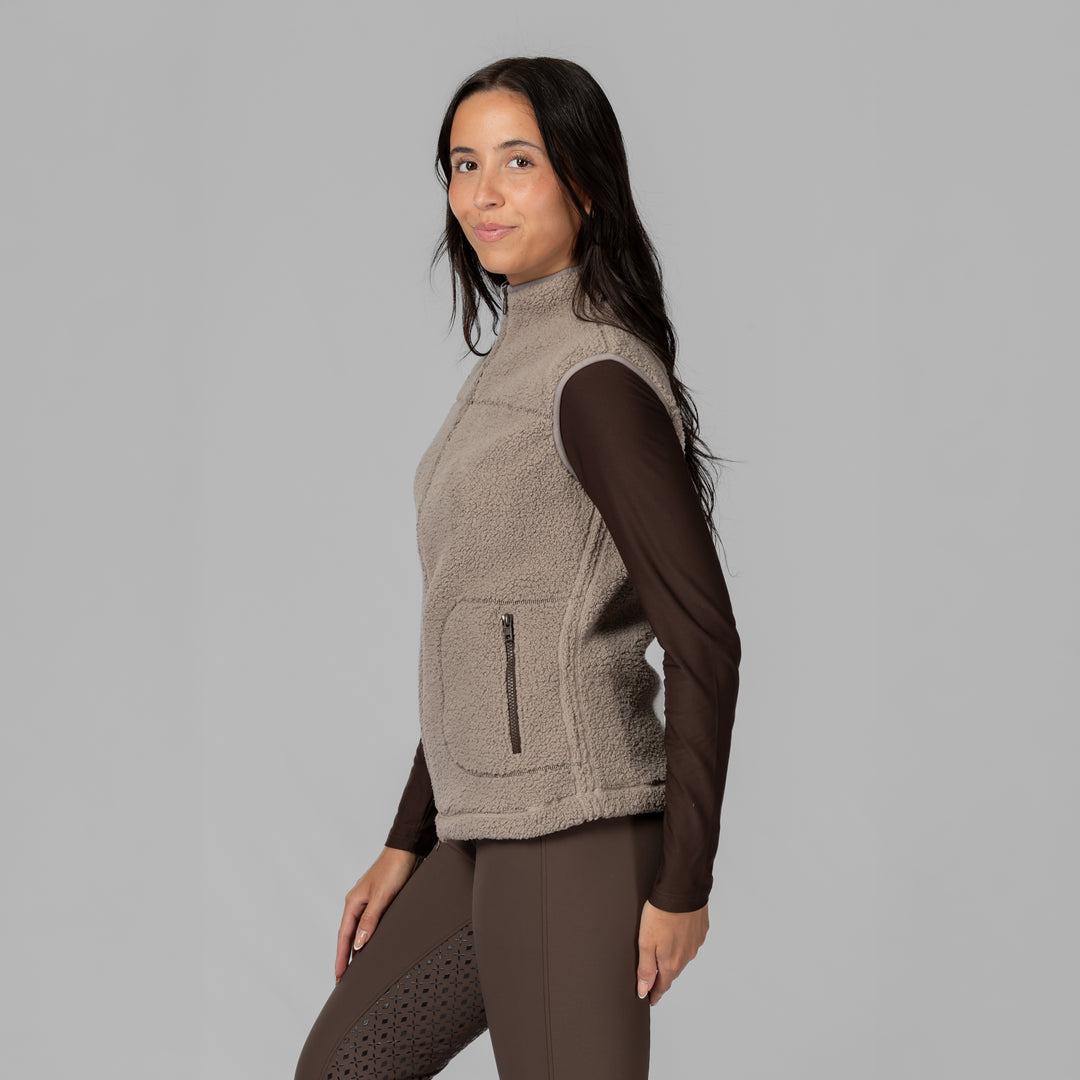 Equinavia Emma Womens Teddy Fleece Vest image 