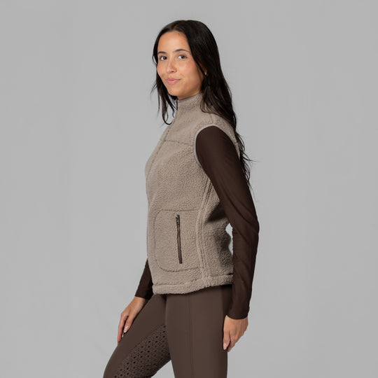 Equinavia Emma Womens Teddy Fleece Vest image 