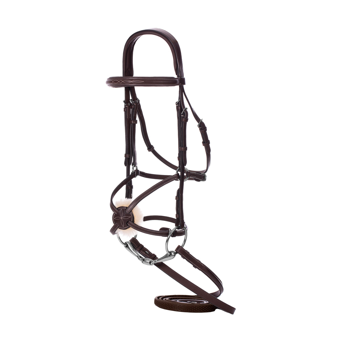Equinavia Valkyrie Fancy Stitched Figure 8 Bridle & Reins image #1