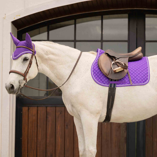 Equinavia Voss All Purpose Saddle Pad and Bonnet Set image 