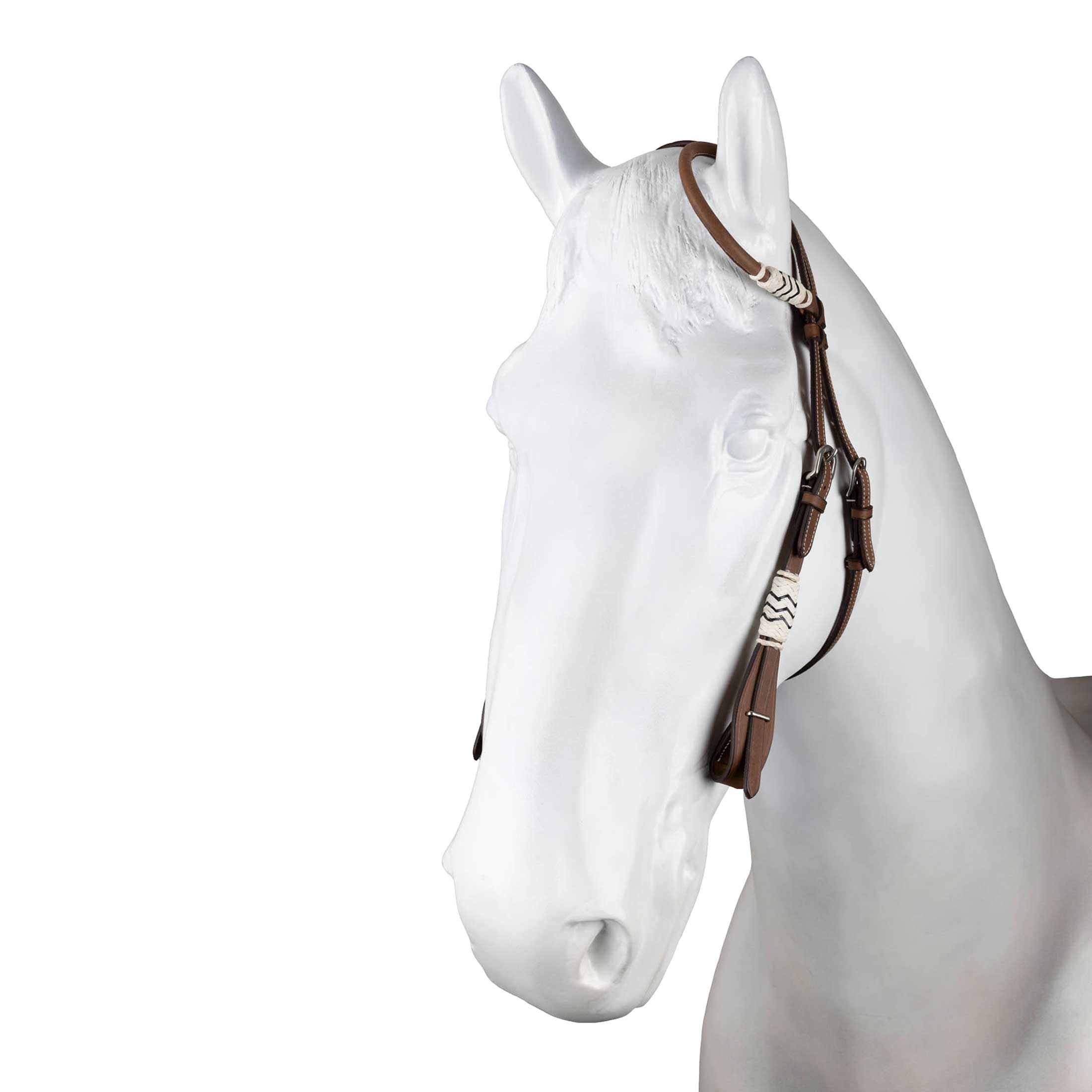 Horze Western Single Ear Rawhide Headstall image #1