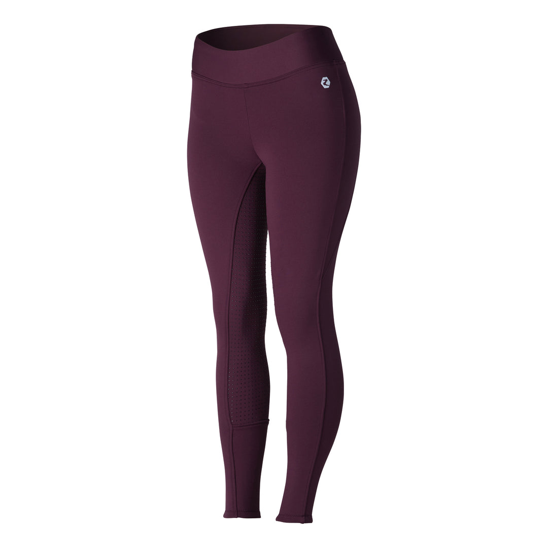 Horze Active Womens Winter Silicone Full Seat Tights image 