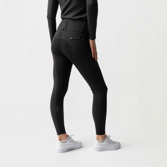 Horze Leonie Womens Full Seat Leather Breeches image 