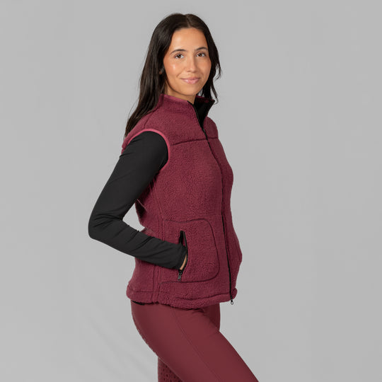 Equinavia Emma Womens Teddy Fleece Vest image 