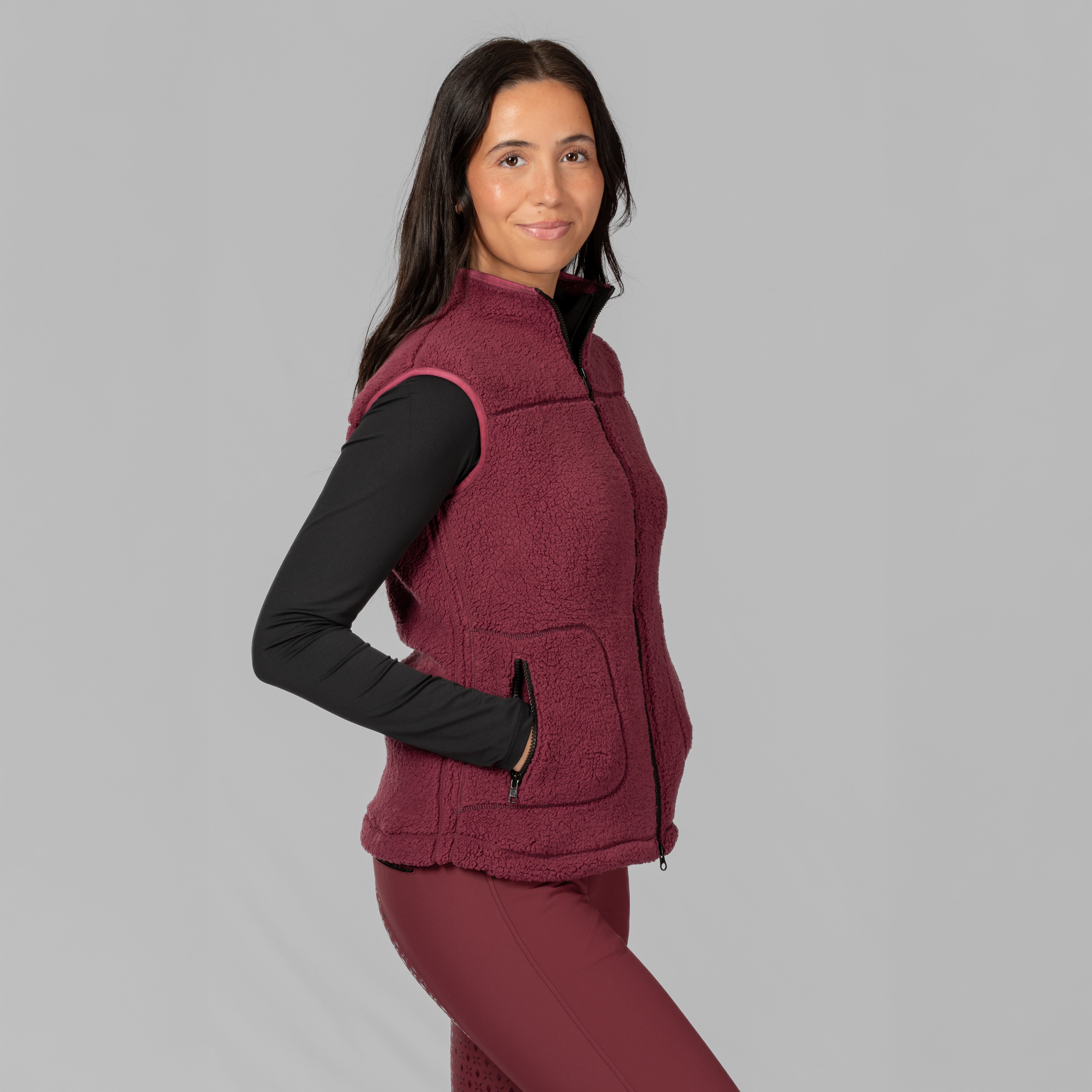 Equinavia Emma Womens Teddy Fleece Vest image #1