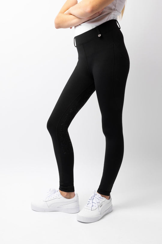 Horze Dea Kids Winter Thermo Full Seat Tights image 