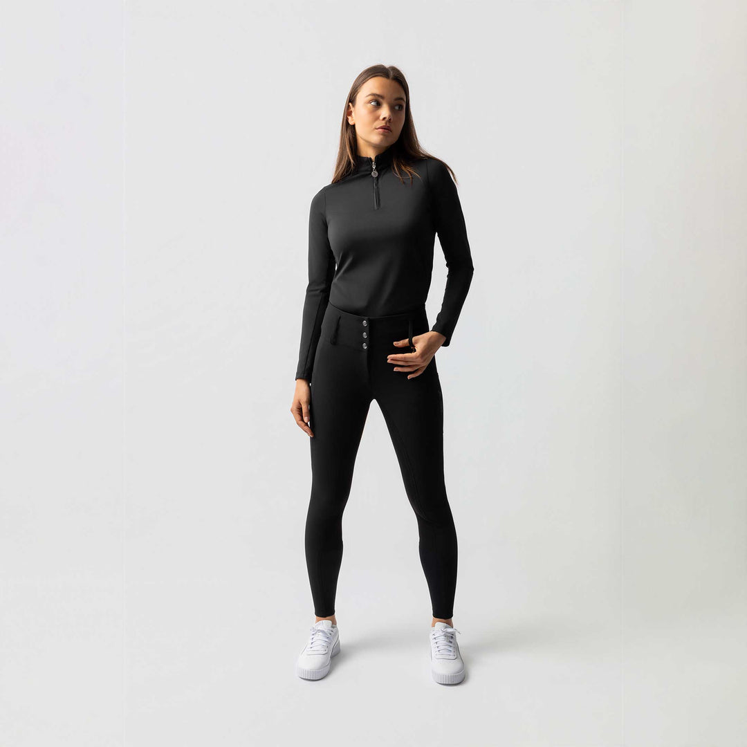 Horze Leonie Womens Full Seat Leather Breeches image 